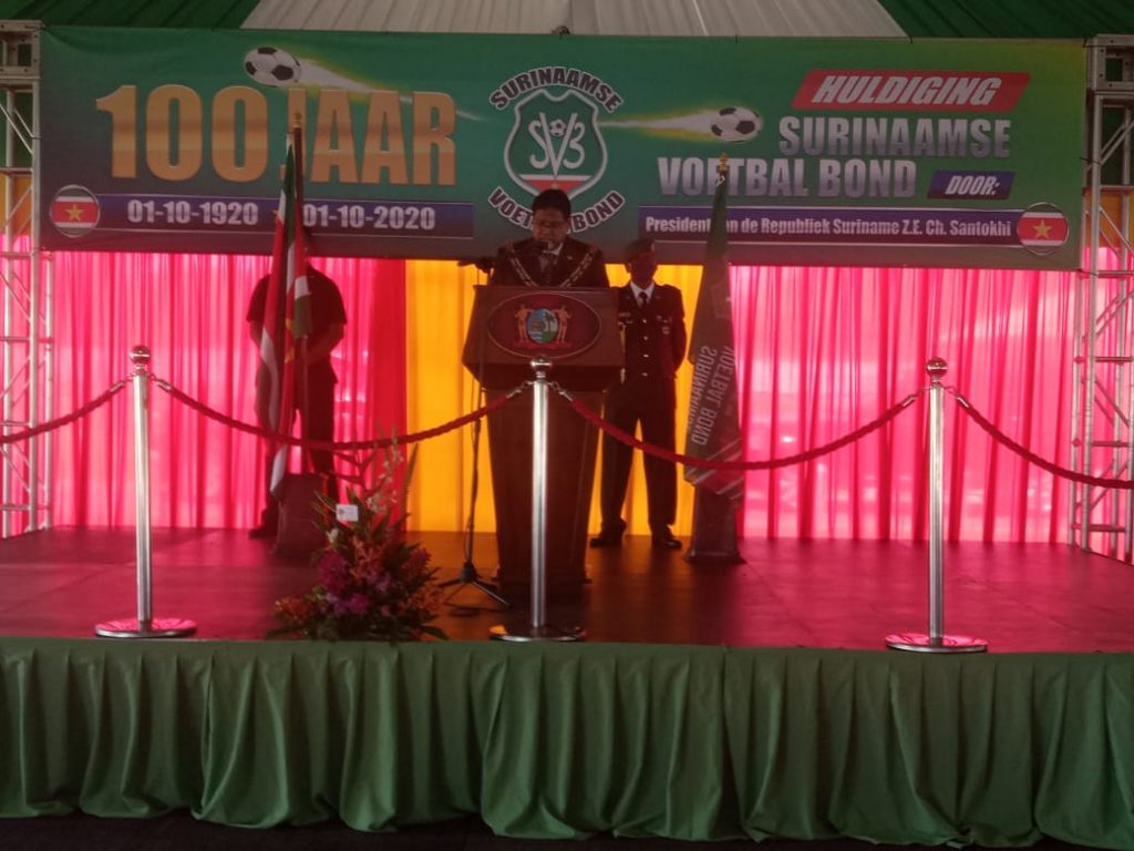 Surinaamse Voetbal Bond viert 100 jarig bestaan Dagblad Suriname