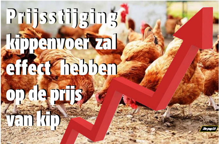 Prijsstijging kippenvoer effect hebben de prijs kip – Dagblad Suriname