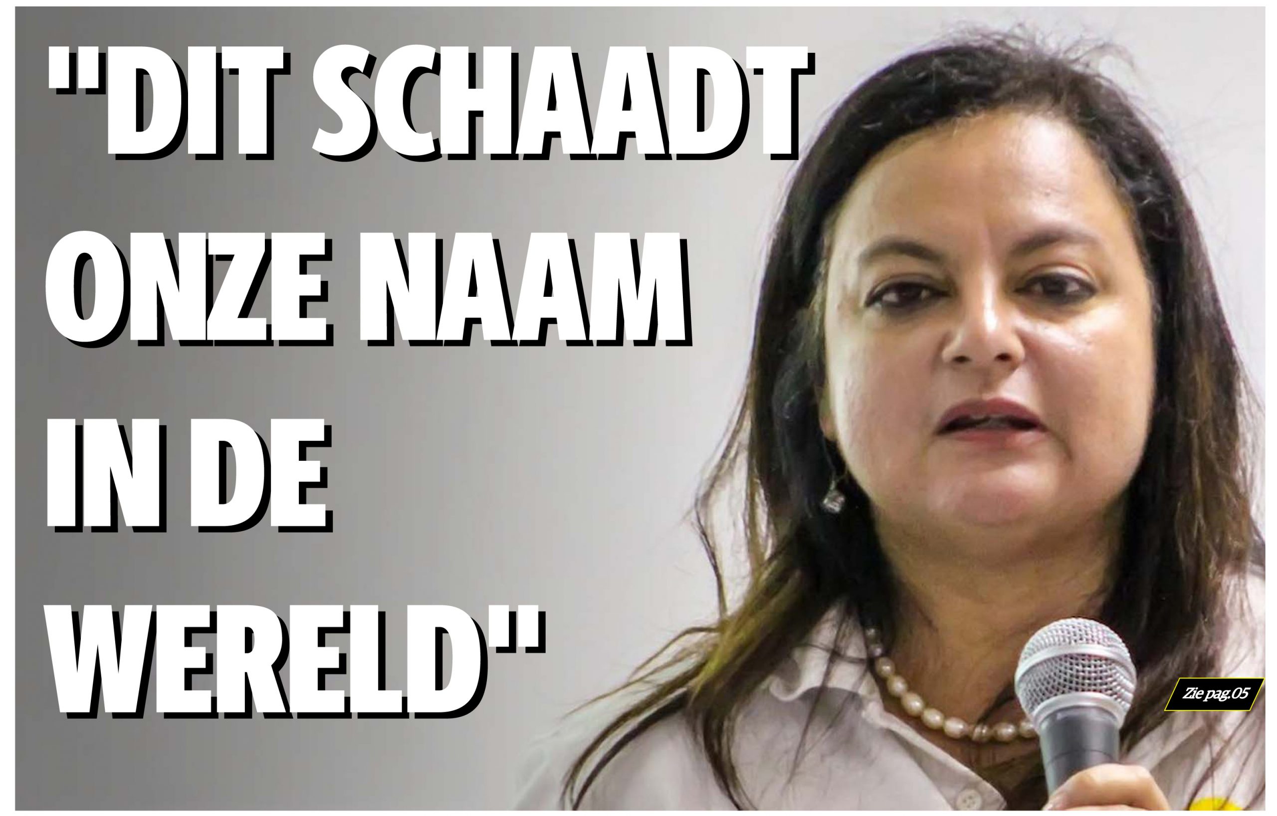 “Dit schaadt onze naam in de