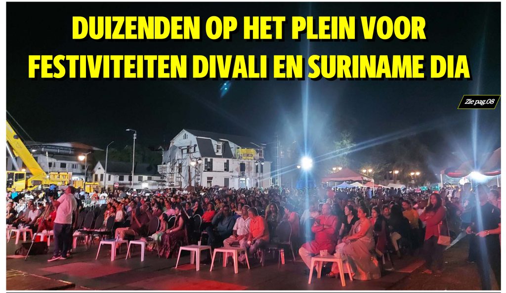 Duizenden op het plein voor festiviteiten Divali en Suriname Dia