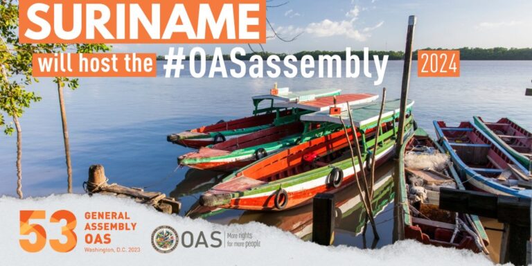 Suriname in 2024 definitief gastheer 54e OAS Algemene Vergadering
