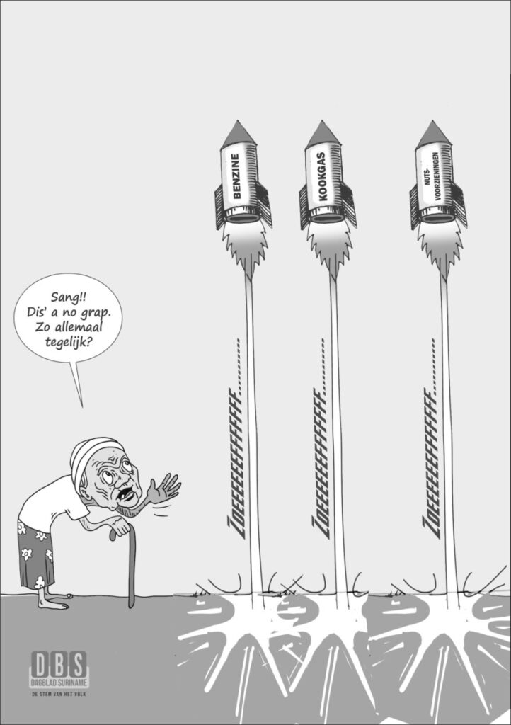 Basisgoederen worden geïmporteerd, wat een belangrijk aspect van onze