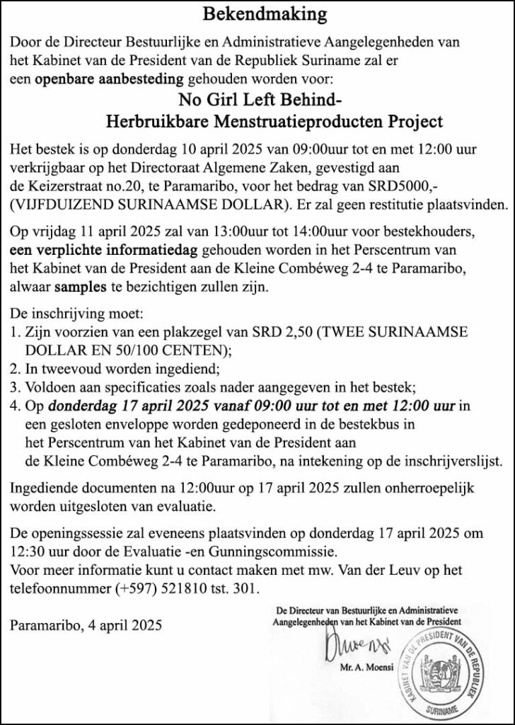 Surinaamse bevolking is aan het vergrijzen – Dagblad Suriname